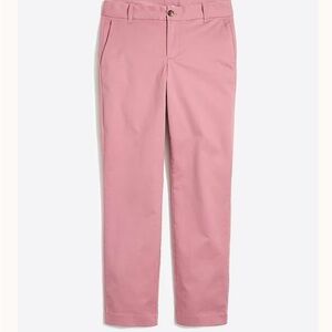 J. Crew Factory Laney Pink Chinos Relaxed Fit Cotton Blend